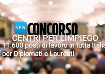 Concorsi Centri per L’impiego: 11.600 posti di Lavoro in tutta Italia per Diplomati e Laureati