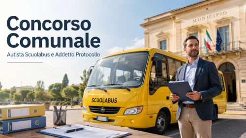 Autista, messo comunale e addetto protocollo