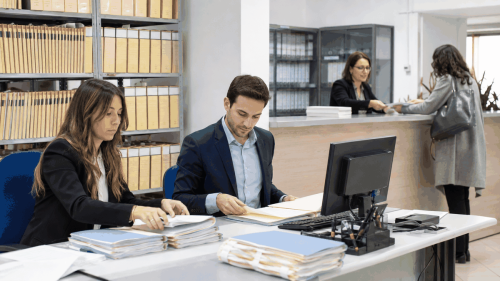 Impiegati archivio notarile