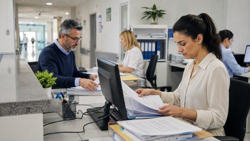Coadiutori amministrativi in ospedale