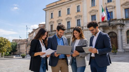 Candidati asmel davanti al comune