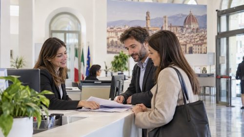 Impiegata in camera di commercio