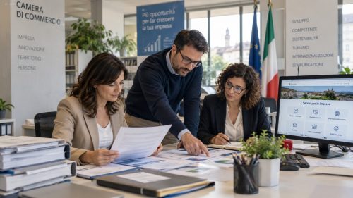 Impiegati in camera di commercio