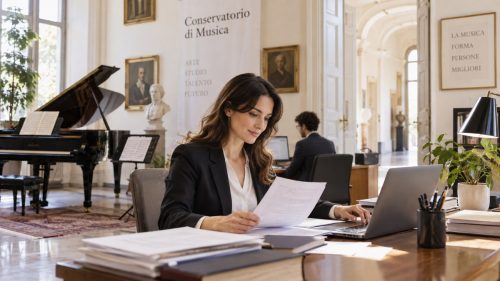 Impiegata in conservatorio