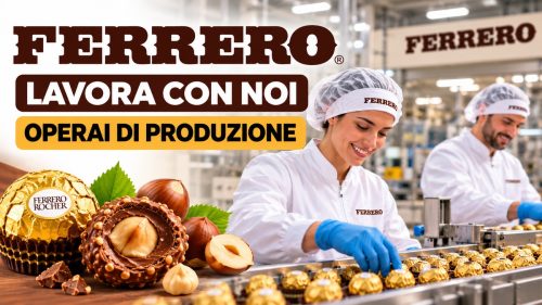 Operai in stabilimento Ferrero