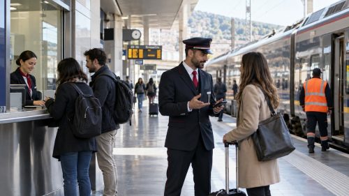 Capostazione in stazione fs