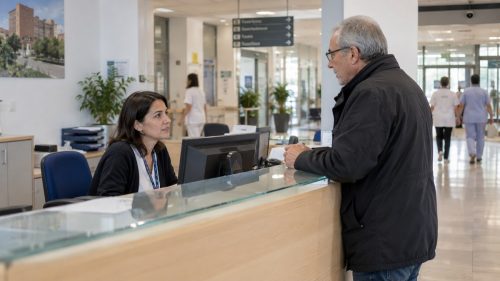 Addetta portineria e centralino in ospedale