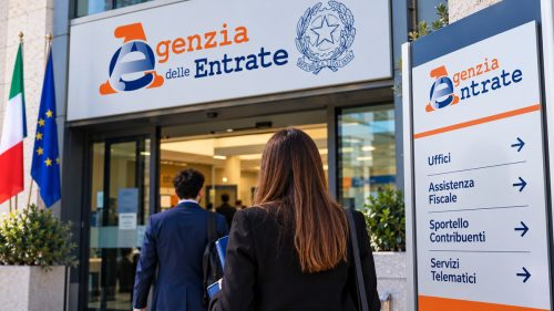 Ingresso sede agenzia delle entrate