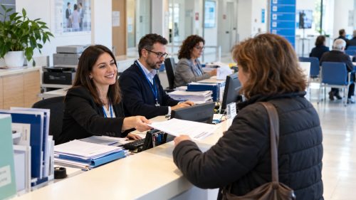 Impiegati Asl al lavoro