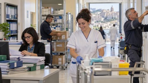 Operatori ASP al lavoro