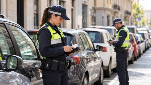 Ausiliari del traffico al lavoro