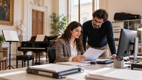 Impiegata in conservatorio