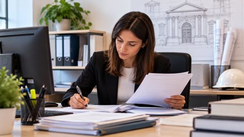Impiegata ordine degli architetti