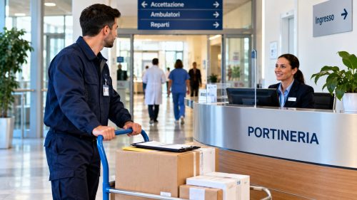 Addetto portineria ospedale